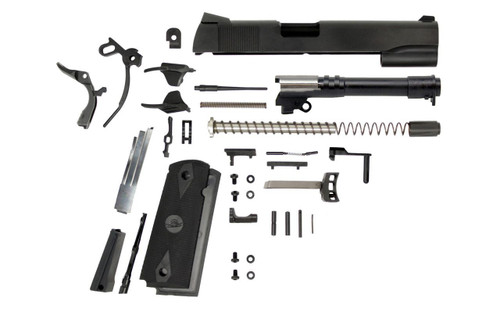1911 Complete Parts Kit – 9mm / Black Parkerized 5″ Government Slide | Polymer80