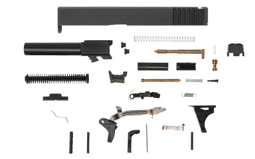 Glock® 19 Compatible Pistol Build Kit with Rear Serrated Slide | Polymer80