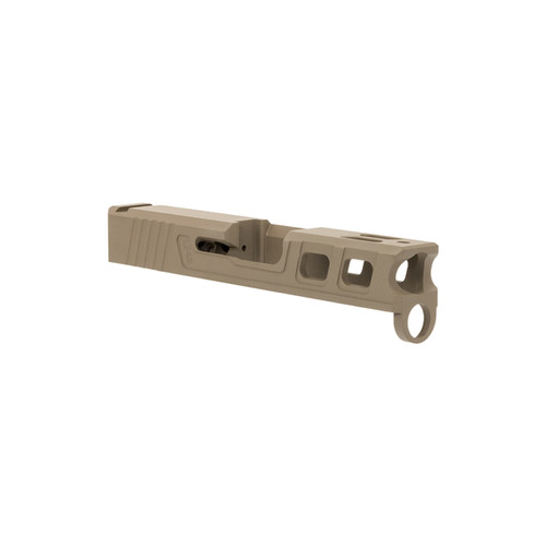 Glock® 43 Compatible Slide – LFA Elite, FDE | Polymer80