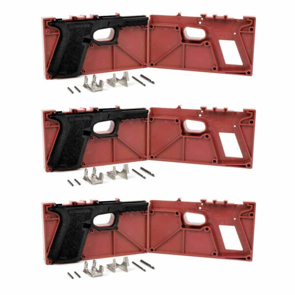 Polymer80 PF940Cv1™ 80% Compact Frame and Jig Kit (Glock® 19/23 Compatible) – 3-Pack | Polymer80