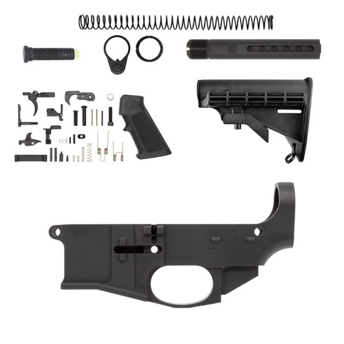 Premium Fire/Safe Marked Billet 80% Lower Assembly | Polymer80